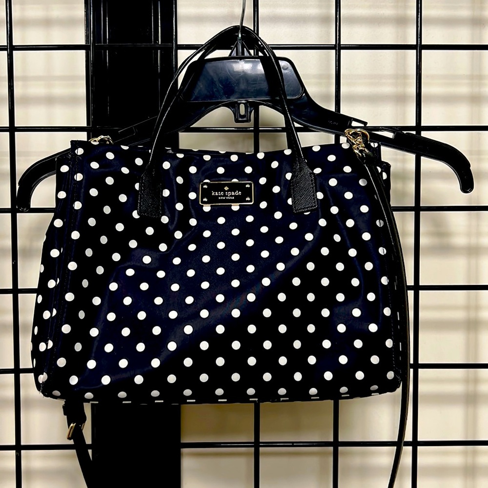 Kate spade polka dot purse